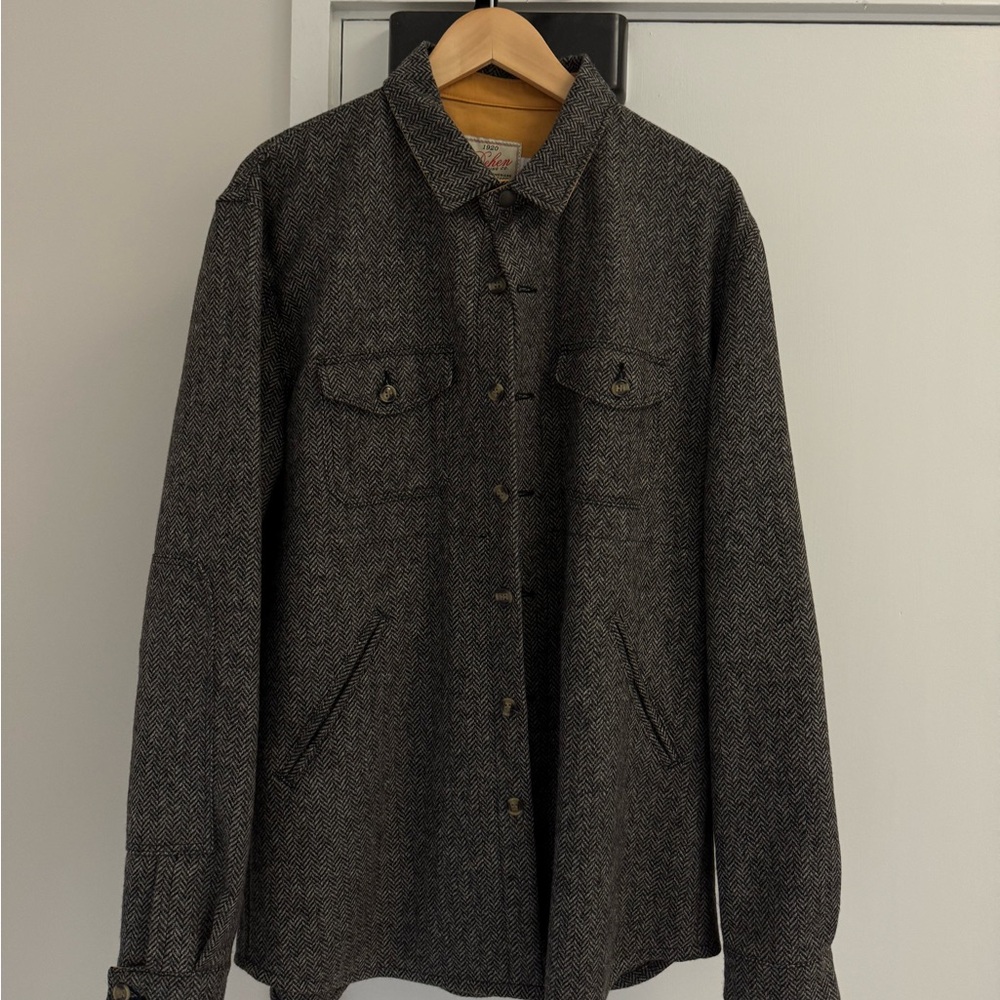 Dehen 1920 Harris Tweed Crissman Overshirt